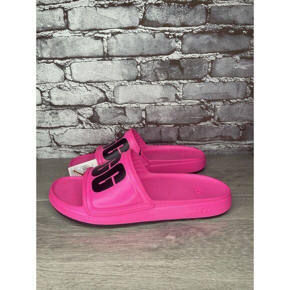 UGG WILCOX SLIDE Pink Rubber Light Waterproof Sport Sandals Men’s Sz 12M US/45EU - Picture 4 of 16